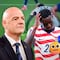 La respuesta de Gianni Infantino a la polémica de Folarin Balogun