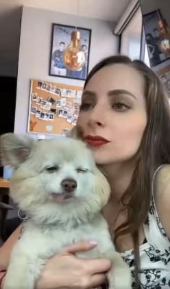 YosStop junto a su perro Steewy