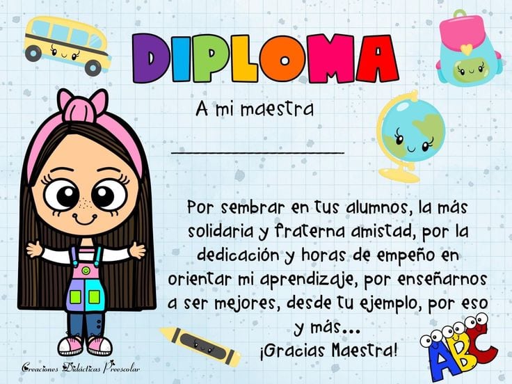 Ideas de cartas para el Día del Maestro