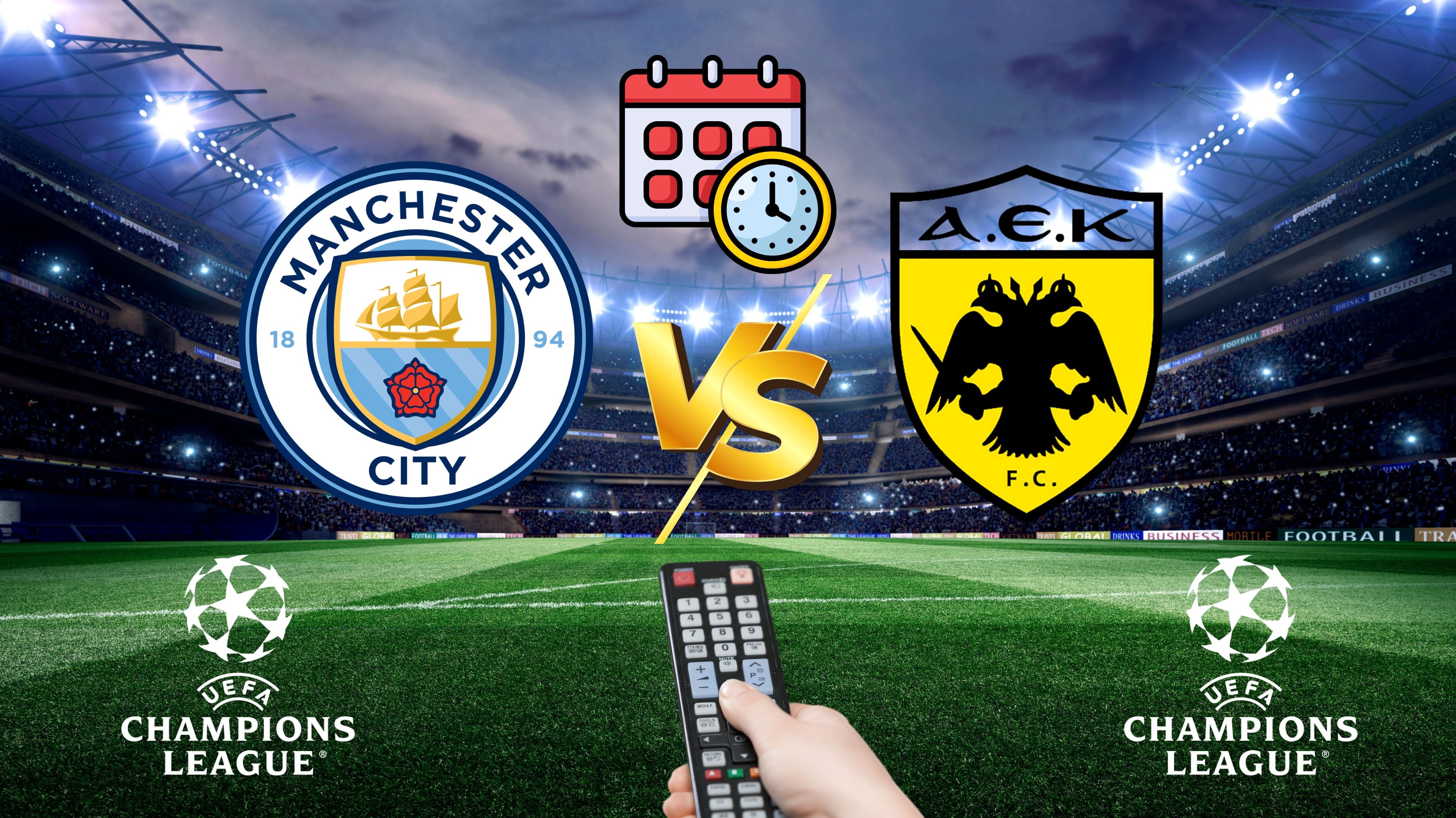 Manchester City vs AEK: Hora y canal para ver el partido de la Jornada 3 de la Champions League