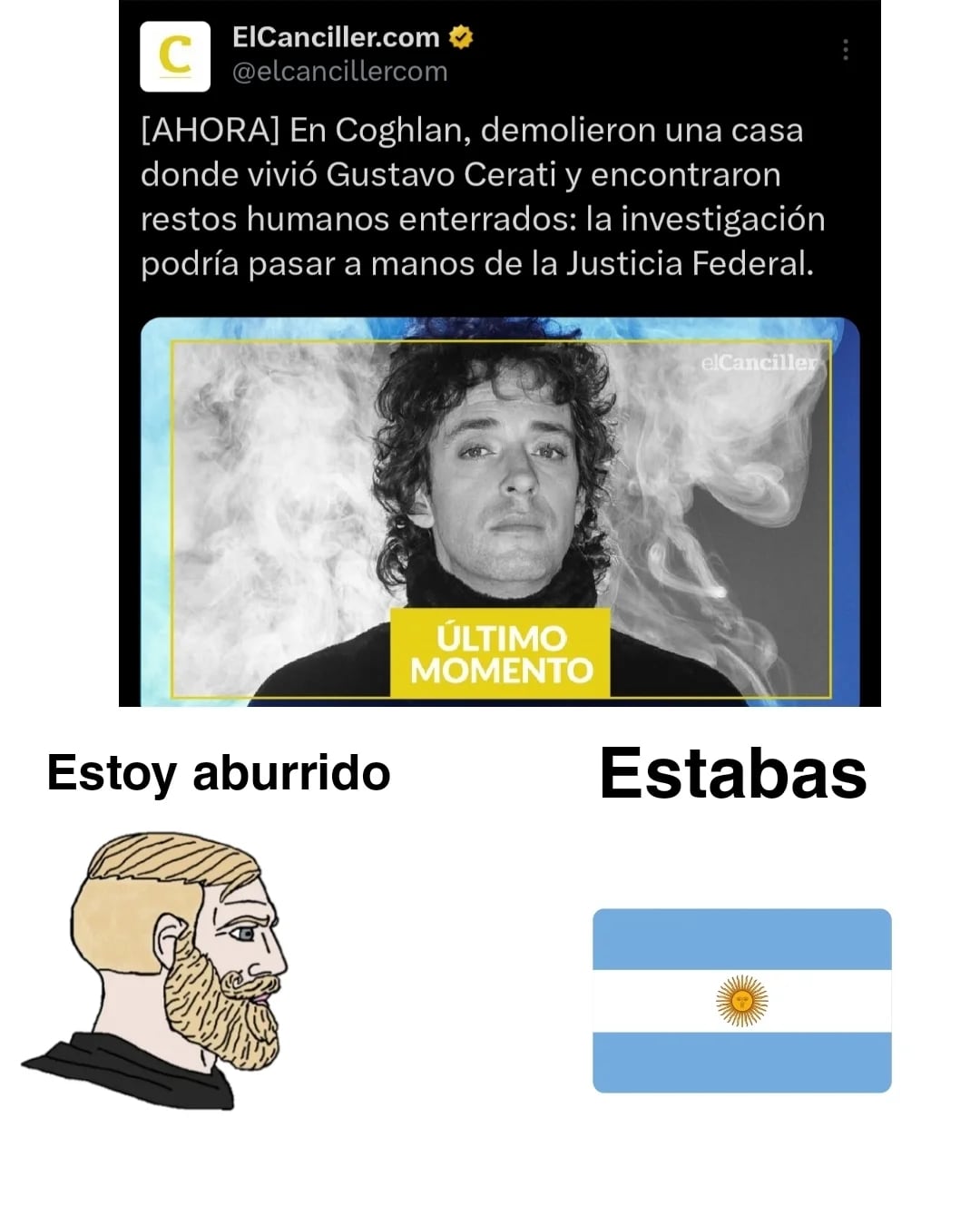Memes de Gustavo Cerati se desatan tras encontrarse restos humanos en su casa