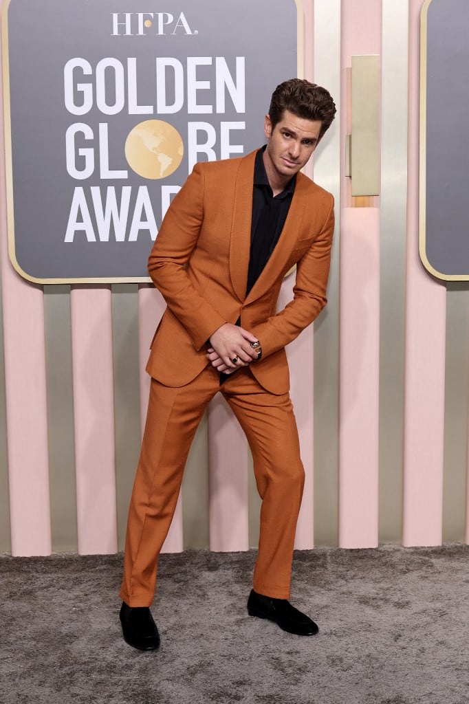 Andrew Garfield en los Globos de Oro 2023