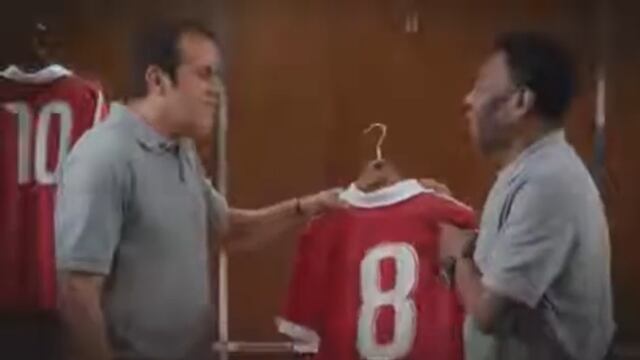 Pelé y Cuauhtémoc Blanco.