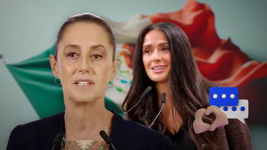 Sheinbaum defiende a Salma Hayek: “habló bien de México”