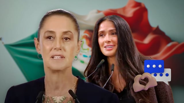 Claudia Sheinbaum sale en defensa de Salma Hayek