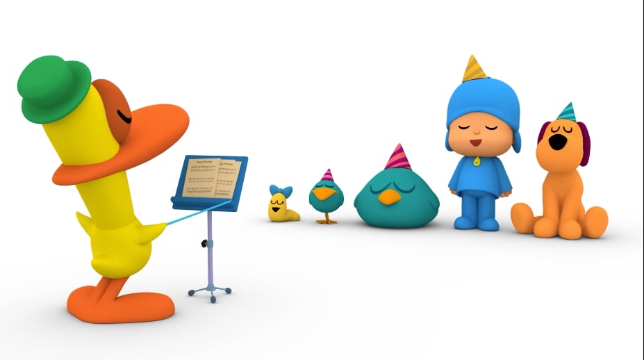 Pocoyó por el Día más feliz del año