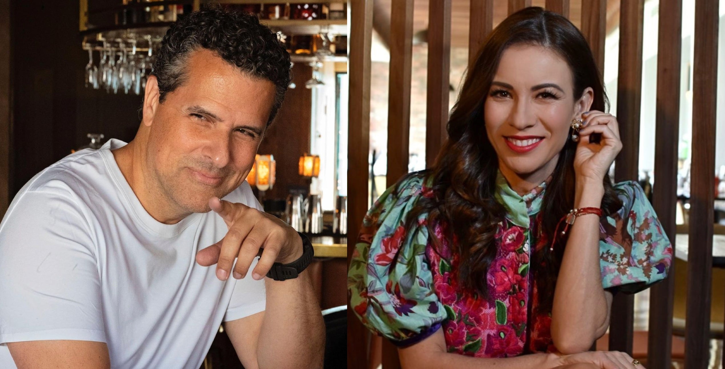 Marco Antonio Regil e Ingrid Coronado