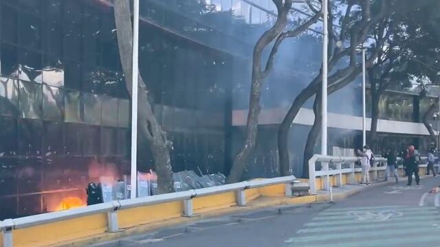 Protesta en Glorieta de Insurgentes