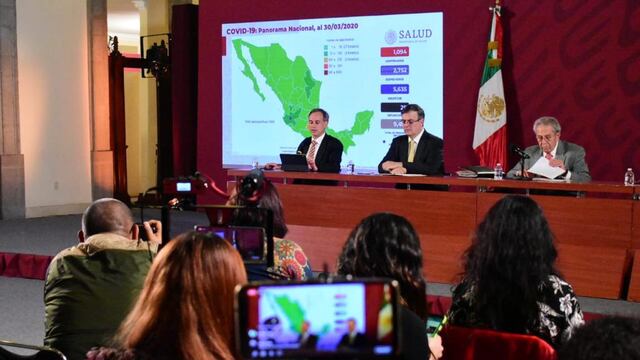 Conferencia diaria de seguimiento del coronavirus Covid-19.