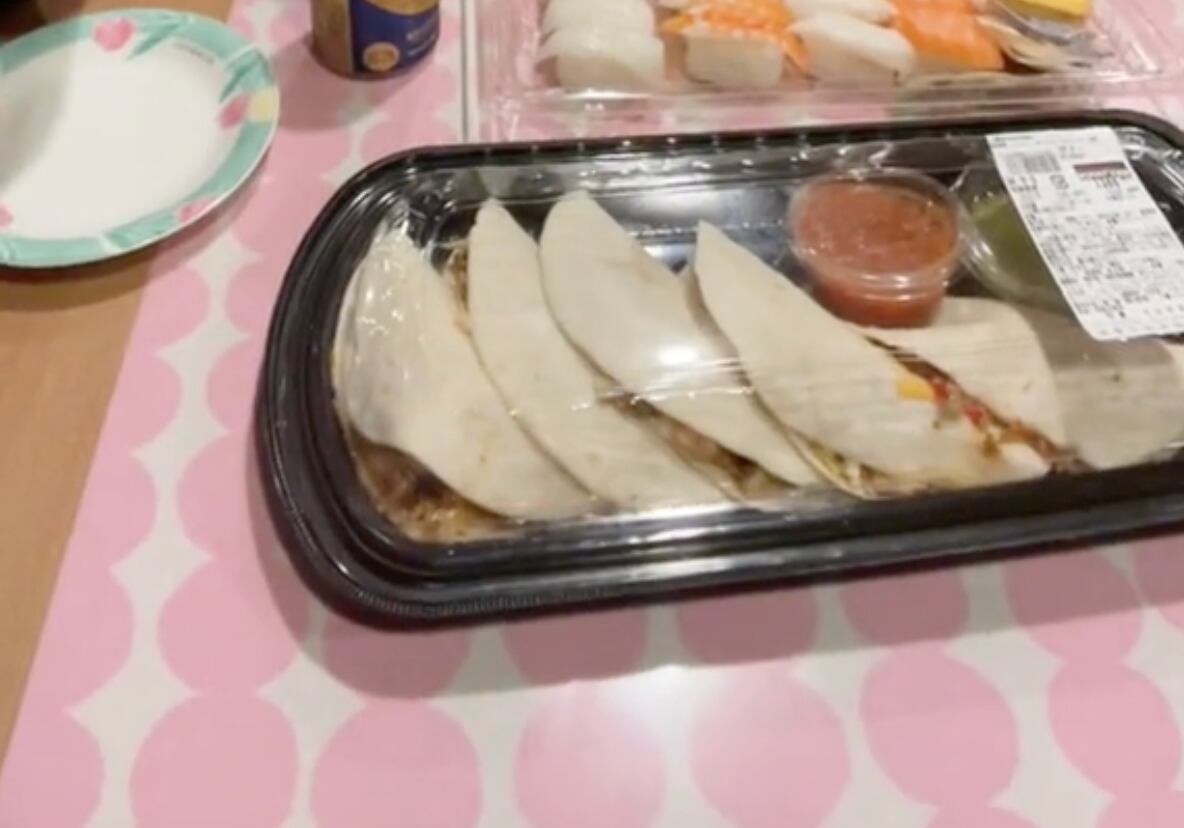 Tacos japoneses de TikTok