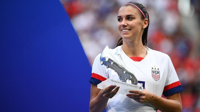 Alex Morgan celebró de gran manera el título mundial