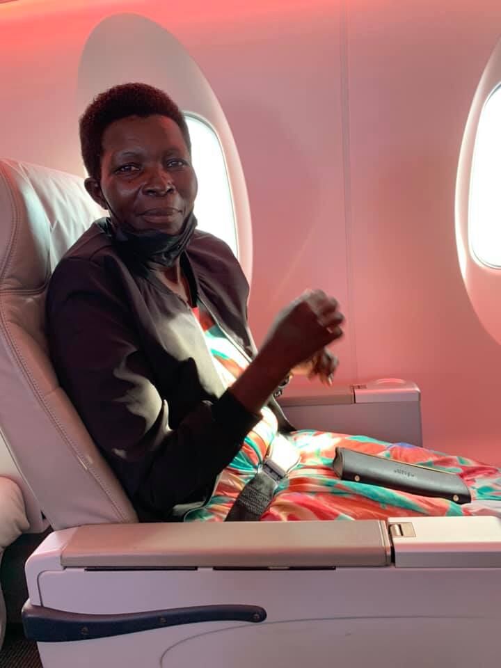 Rebecca, amiga de Henry Mutebe y Wilson Dhabangi