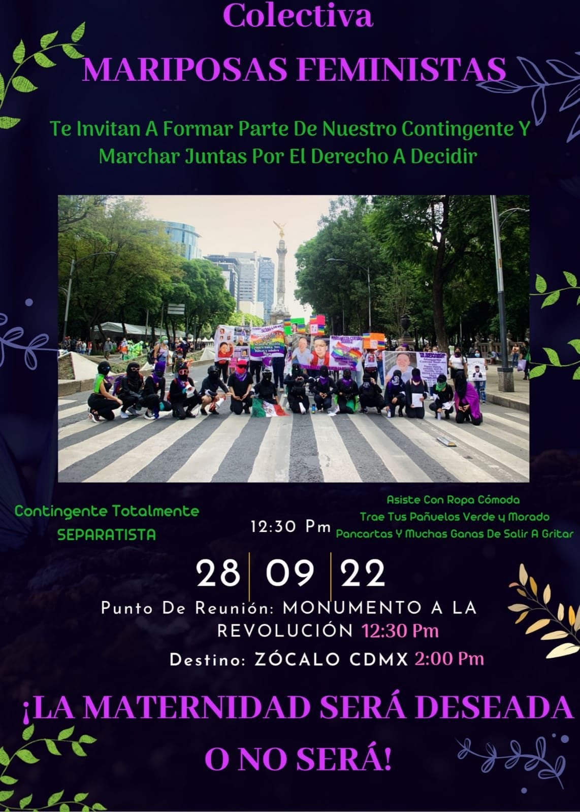 Protesta para la CDMX