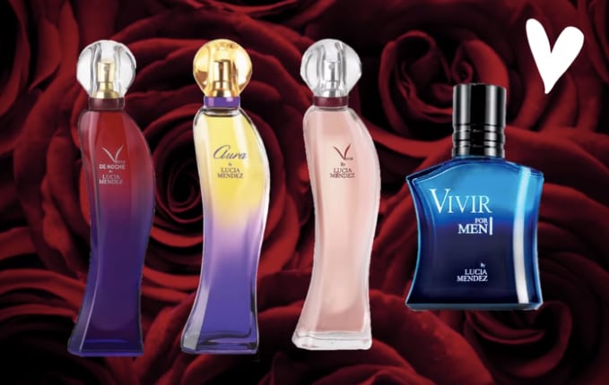 Perfumes con feromonas de Lucía Méndez