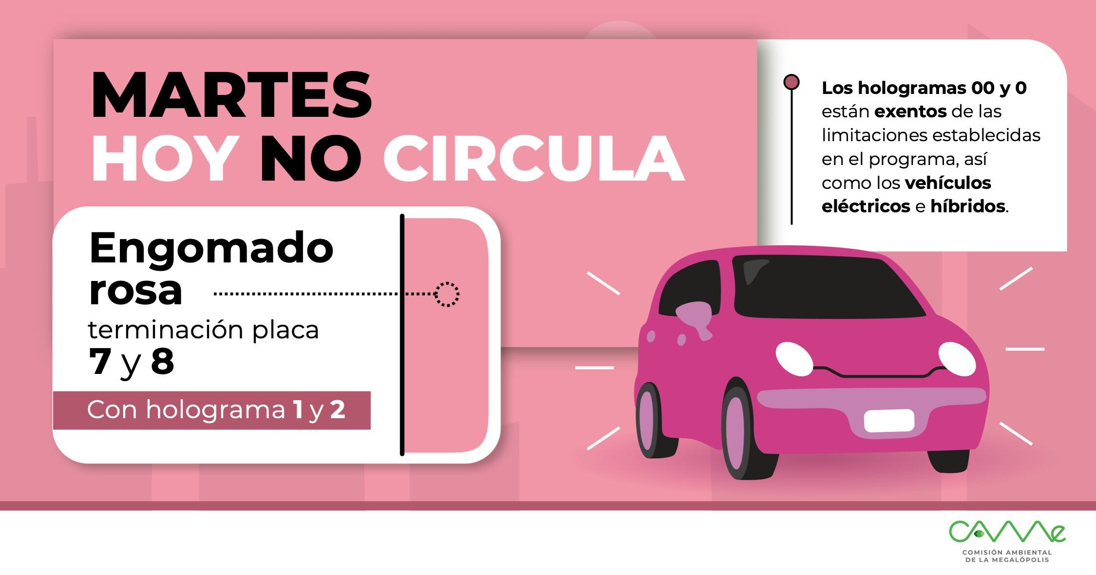 ¿Qué vehículos no circulan hoy 15 de noviembre?