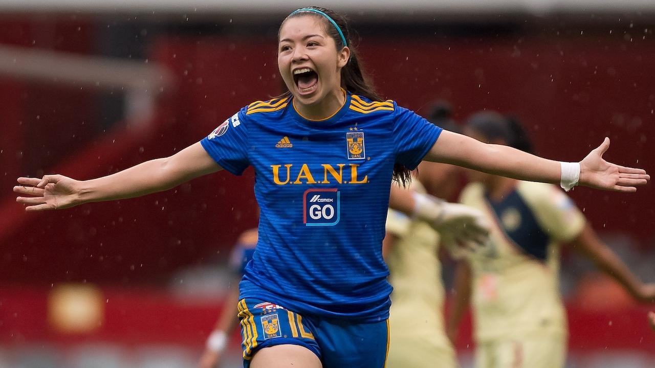 Katty Martínez, subcampeona de goleo y campeona con Tigres