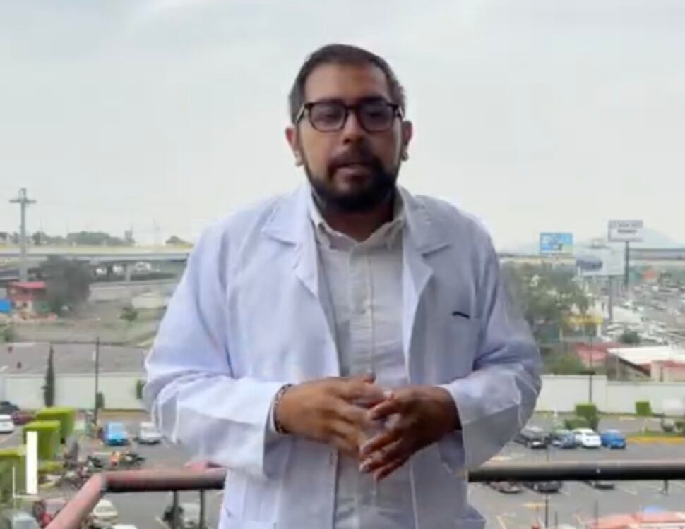 Dr. Jesús Raya, urgenciólogo del Hospital del IMSS No. 53