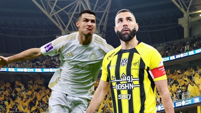 Al Ittihad vs Al Nassr: Benzema y Cristiano Ronaldo brillaron en el partido de la Jornada 13 de la Saudí Pro League
