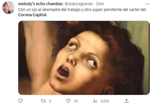 Memes por el cartel del Corona Capital 2023