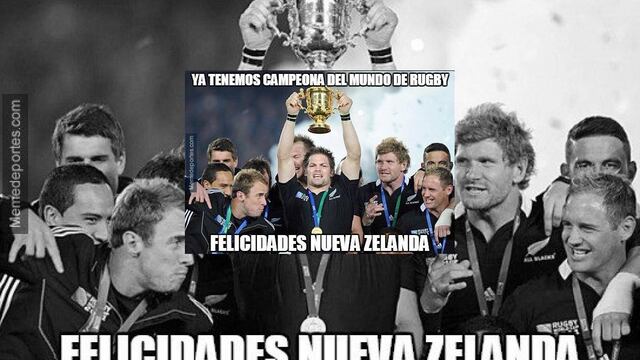 La lucha por el título mundial de rugby después de un mes, vino precedido de otra de las danzas típicas de los neozelandeses, los All Blacks.