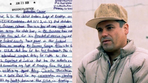El detalle que pone en duda la autenticidad de las cartas de El Chapo para ser extraditado a México
