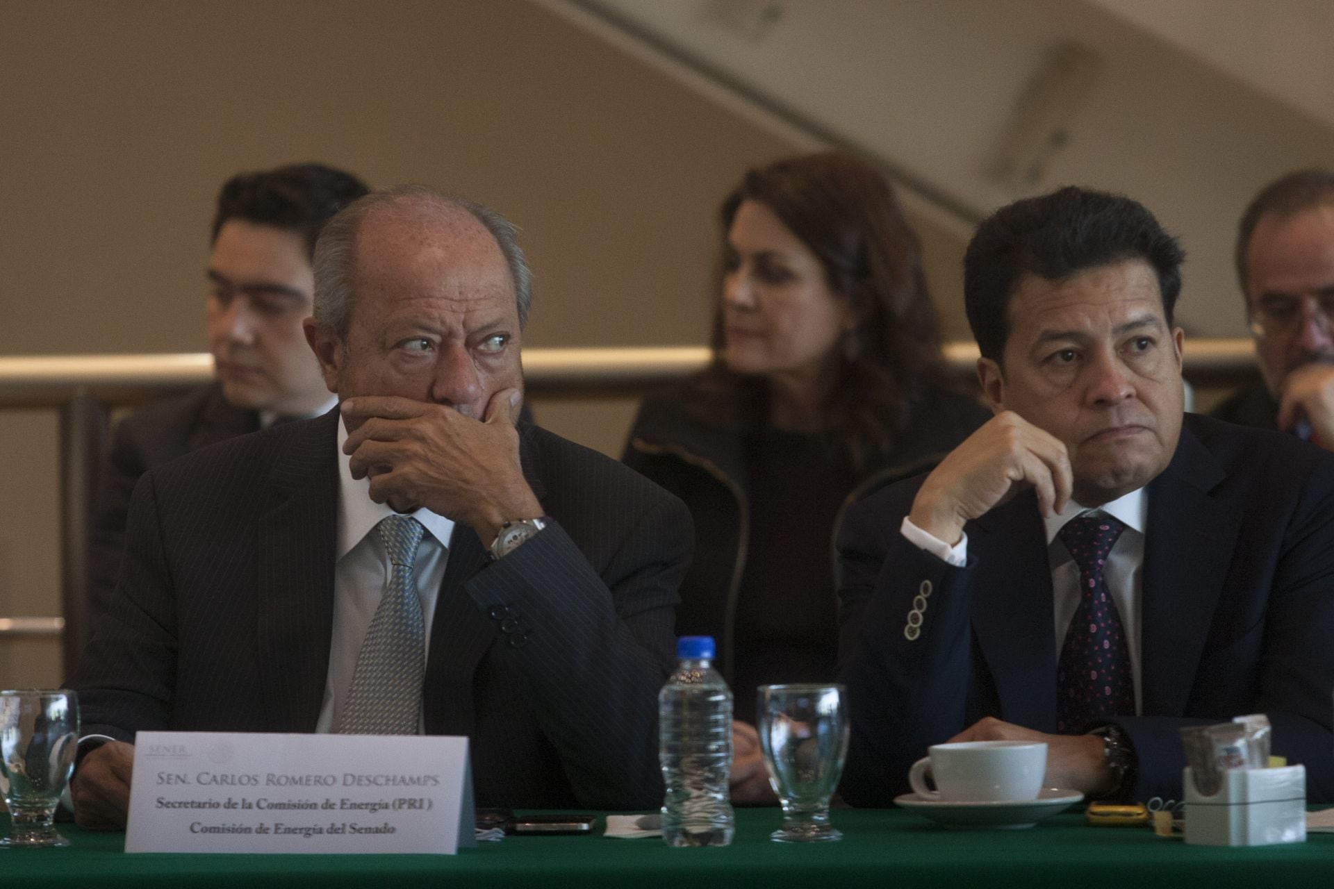 Carlos Romero Deschamps y Ricardo Aldana