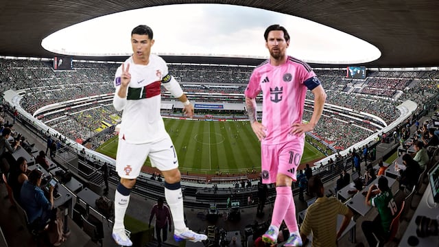 En cuestión de semanas, Messi y Cristiano Ronaldo podrían jugar en el Estadio Azteca