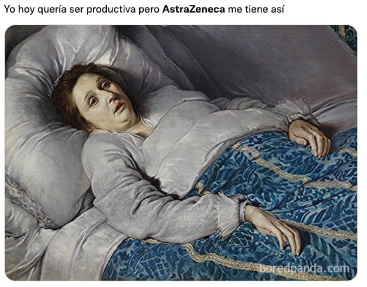 Memes del refuerzo de la vacuna AstraZeneca
