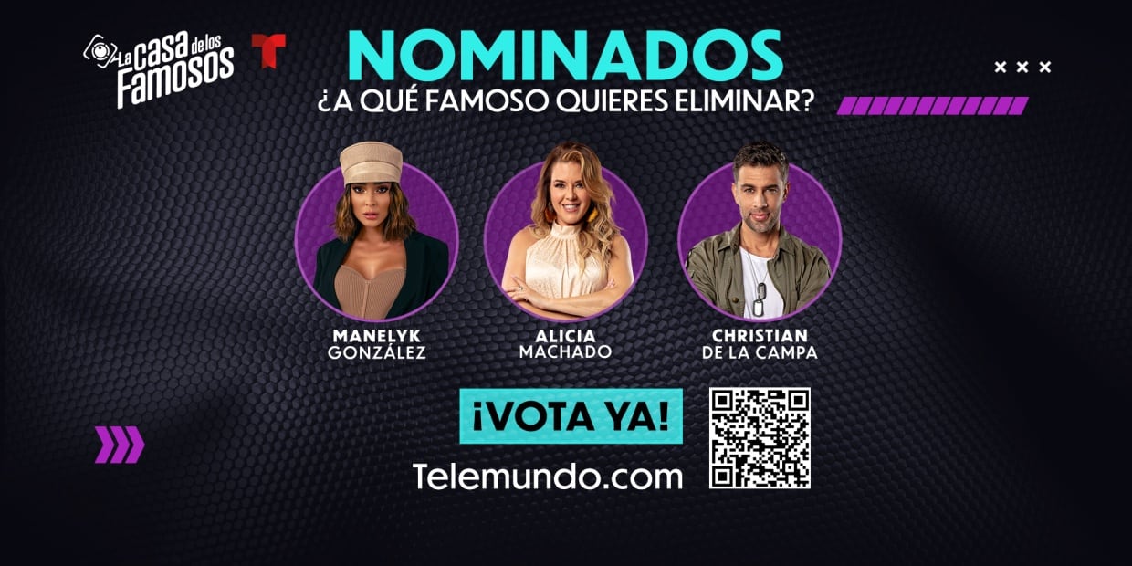 Nominados Casa de los Famosos (Telemundo)