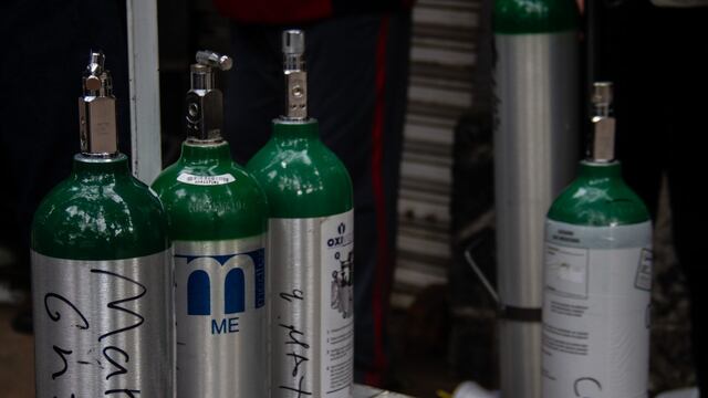 Tanques de oxígeno