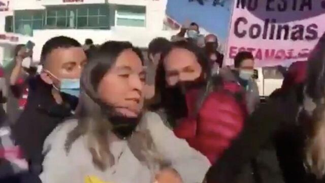 manifestante en Baja California