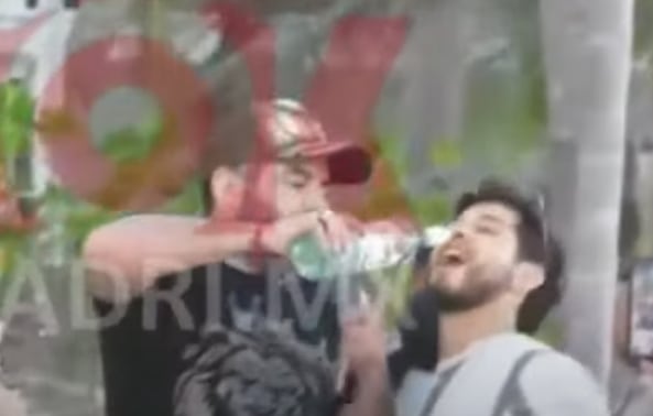 José Eduardo Derbez invitó los tragos a los vendedores