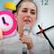 Jornada laboral de 40 horas semanales en México: Dedican manta a Claudia Sheinbaum en evento de sindicatos