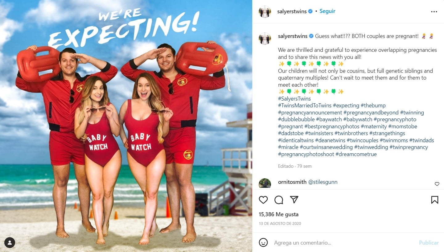 Post en Instagram