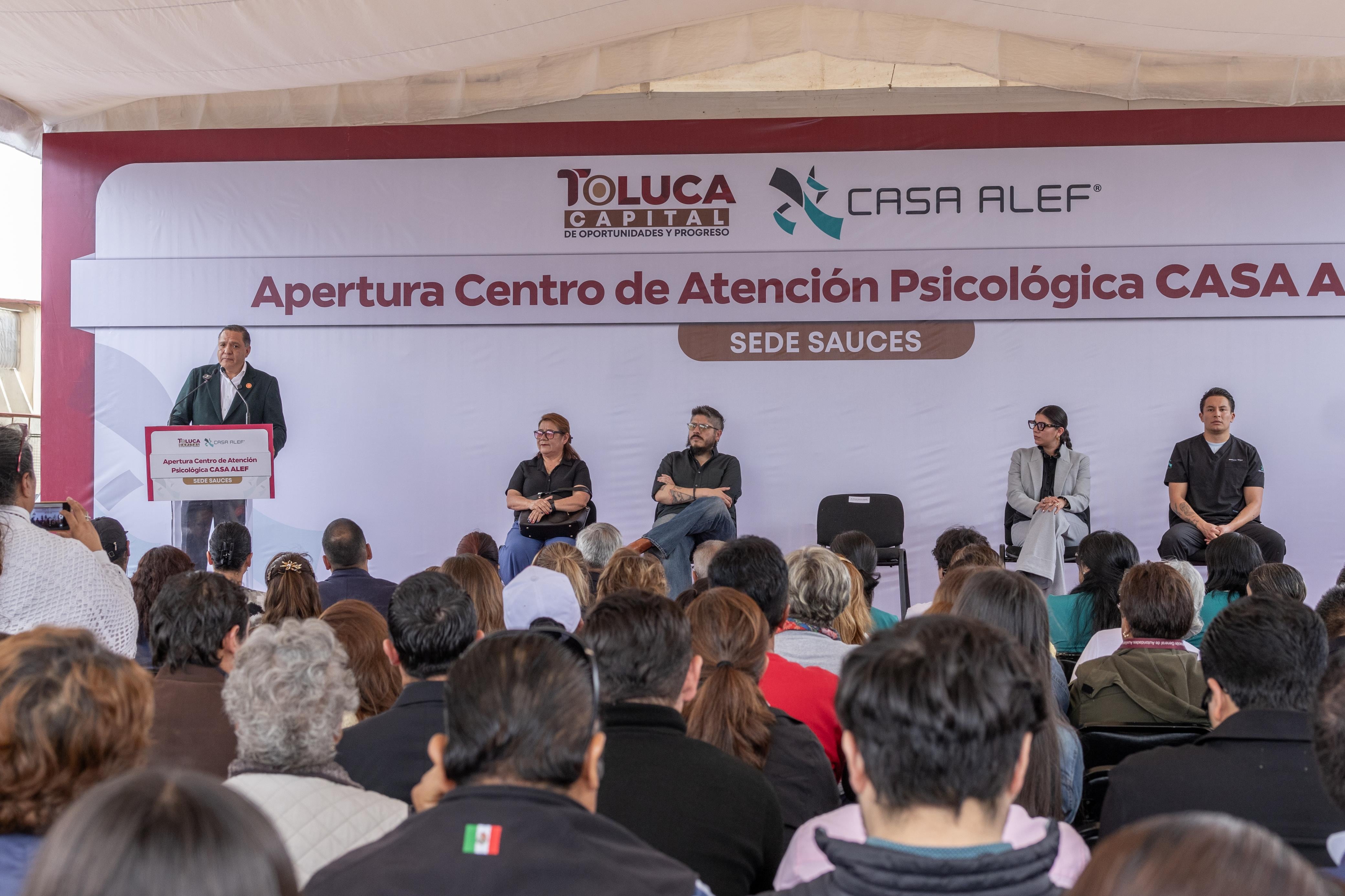 Toluca estrena centro de salud mental gratuito Casa Alef con terapia individual, familiar y personas con espectro autista.