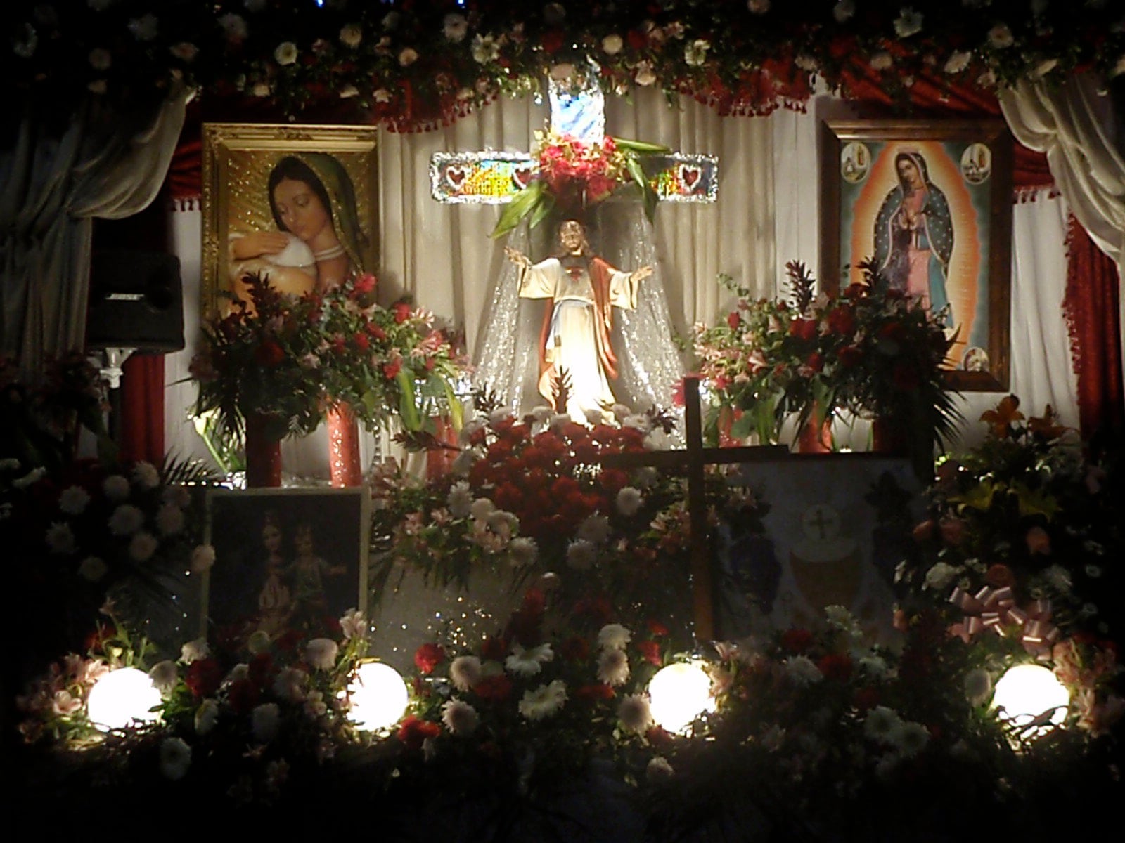 Altar a la Virgen de Guadalupe