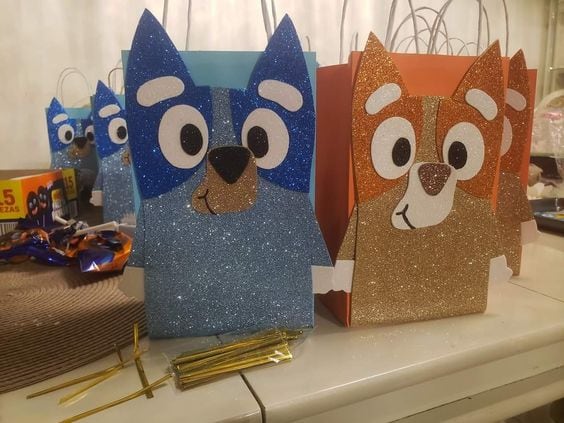 Dulceros de Bluey para el Día del Niño