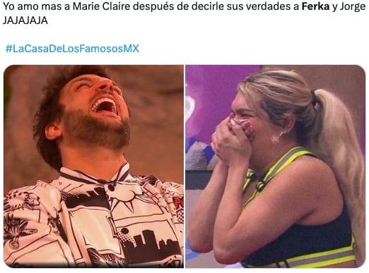 Los memes aman a Marie Claire Harp tras su pelea con Ferka en la pre gala de La Casa de los Famosos