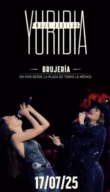 Yuridia y Majo Aguilar estrenarán Brujería el 17 de julio