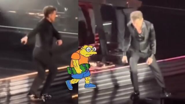 Luis Miguel casi se quiebra una rodilla por quererse hacer el chavo atlético.