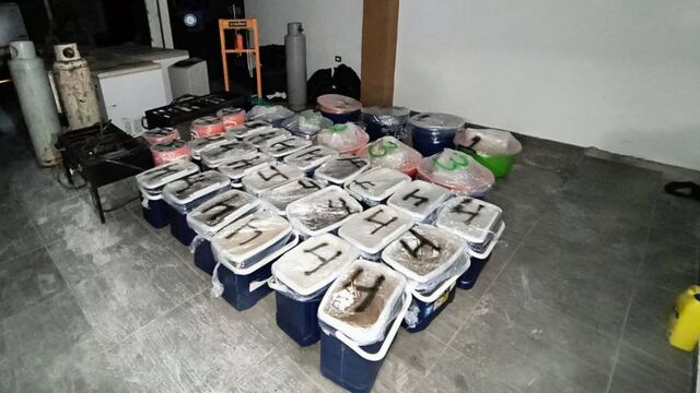 Decomisan 98 kilogramos de metanfetamina en Culiacán hoy