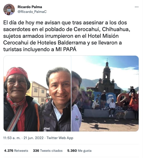 Denuncian secuestro de grupo de turistas en Cerocahui, Chihuahua