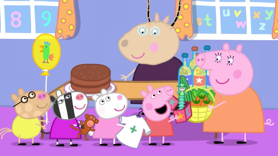 La venta de garaje de Peppa Pig
