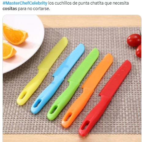 Memes: Cositas es la primera en cortarse en MasterChef Celebrity 2023.