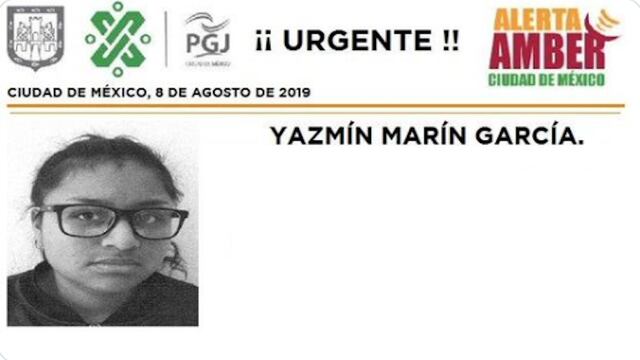 Yazmín Marín García tiene 17 años