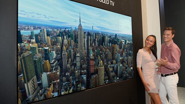 La pantalla 8K de LG.