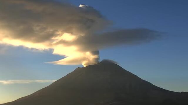 Volcán Popocatépetl el 30 de octubre