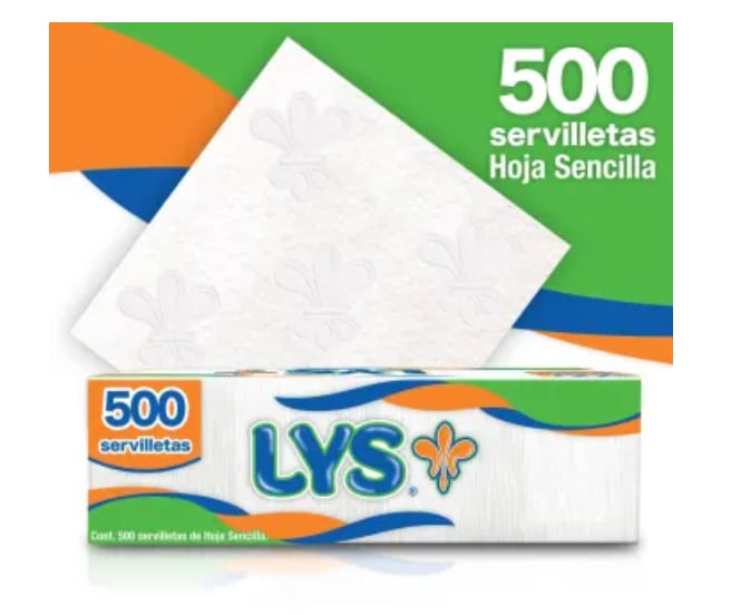 Las servilletas lys de 500 piezas se encuentra entre las 4 peores marcas que nunca debes poner en tu mesa según Profeco