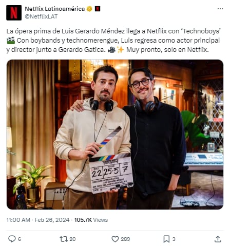 Luis Gerardo Méndez y Gerardo Gatica tendrán nueva película en Netflix