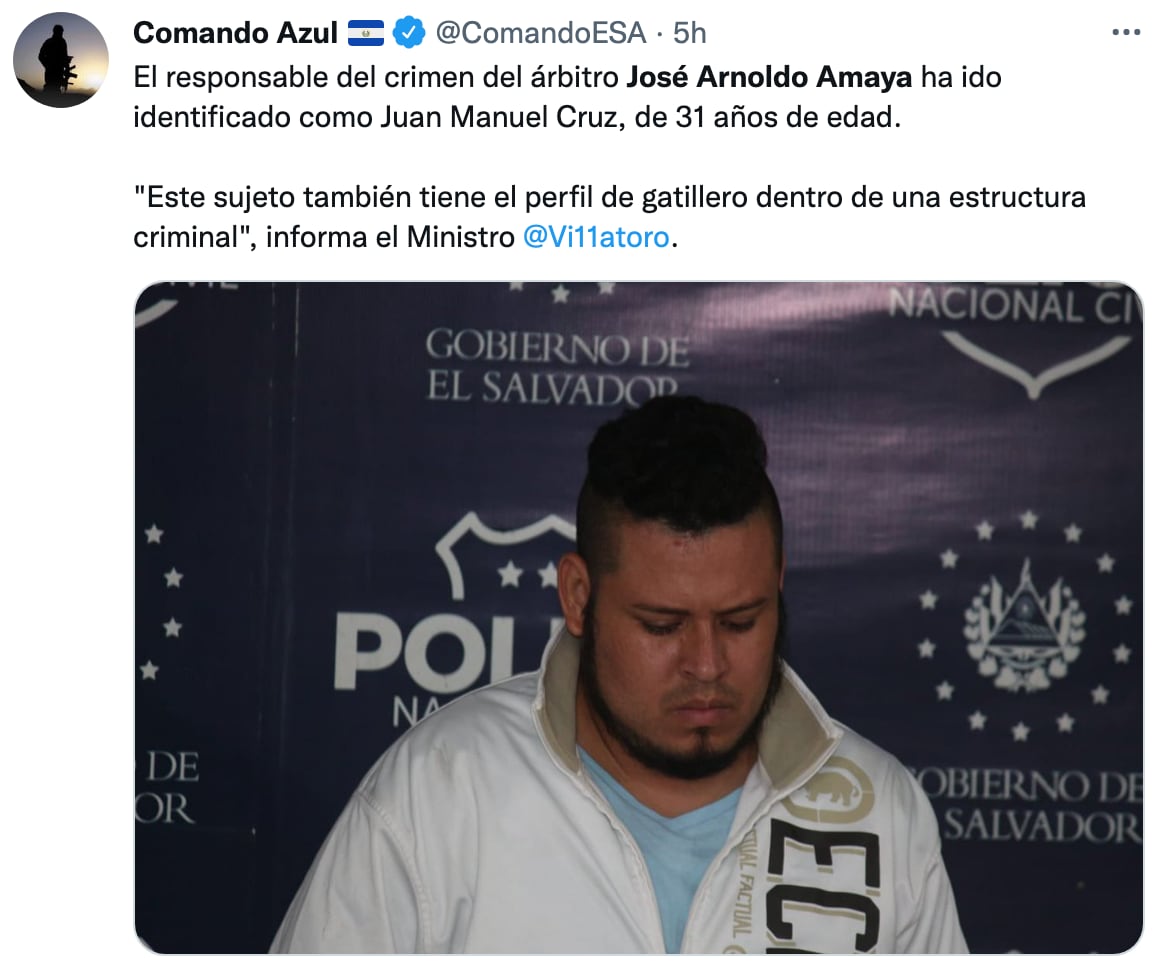 Muerte José Arnoldo Amaya